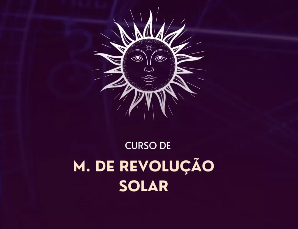Ícone do Sol místico representando o curso de Revolução Solar na astrologia.